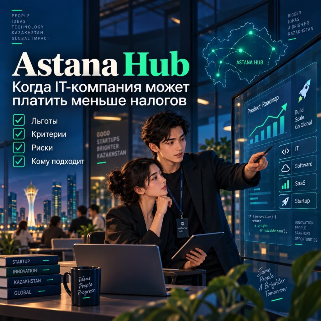 Astana Hub в 2026 году: как IT-компании платить меньше налогов и не потерять льготы